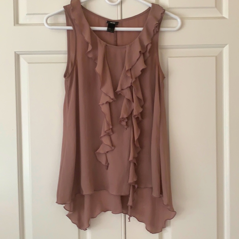 Neutral H&M ruffle cami